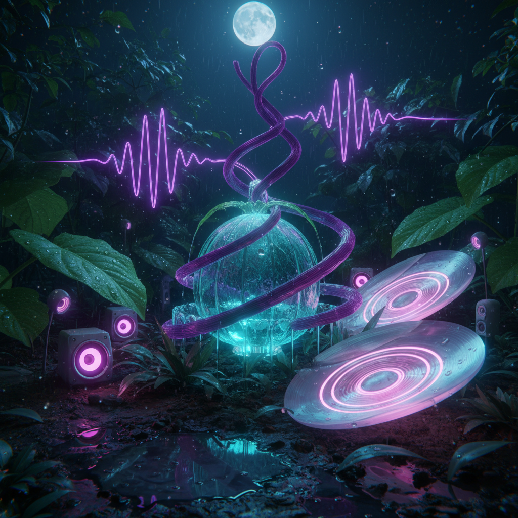 Surreal audio garden album cover