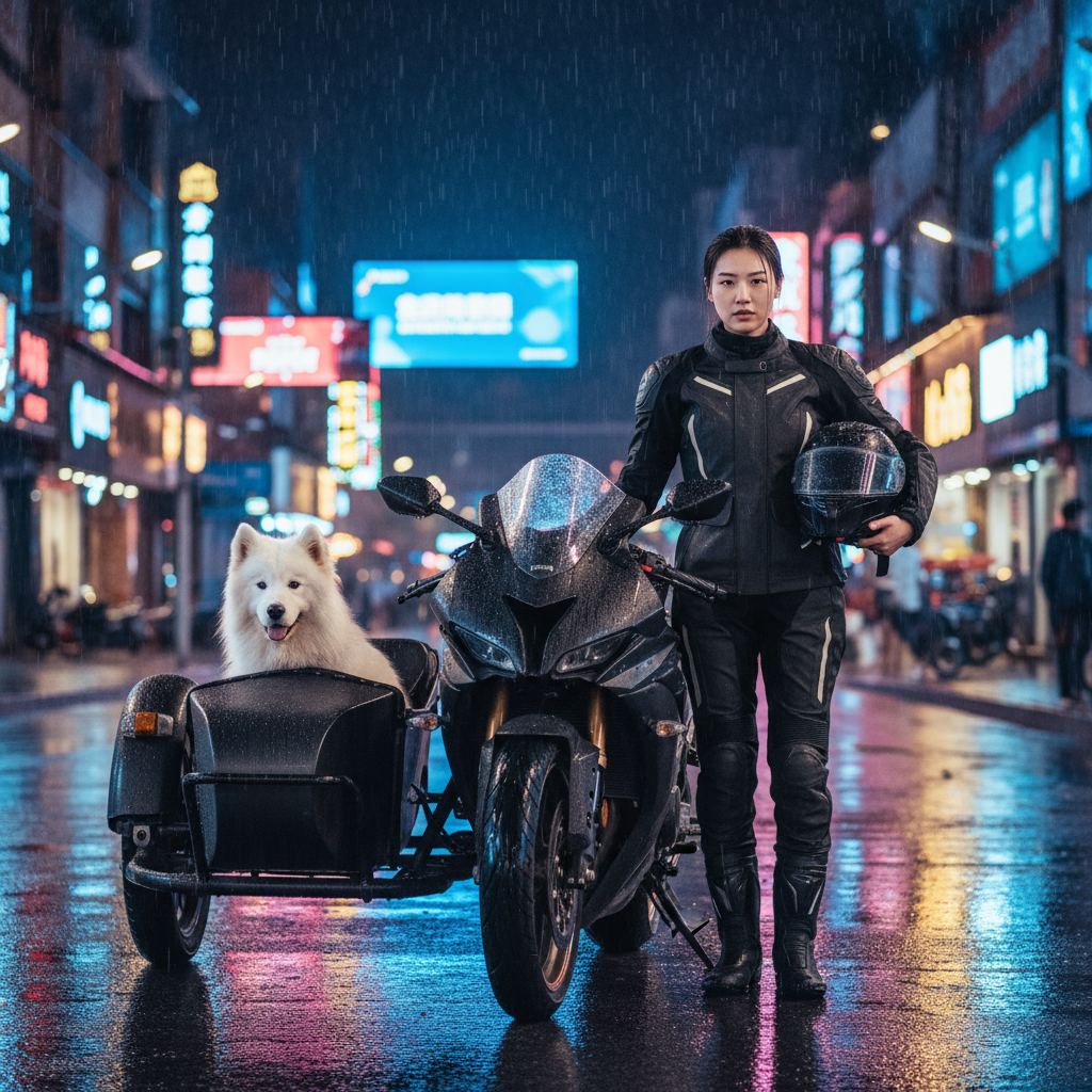 Ultra-realistic cinematic lifestyle portrait of a ...
