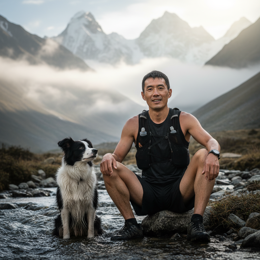 Ultra-realistic sports editorial photograph of a s...
