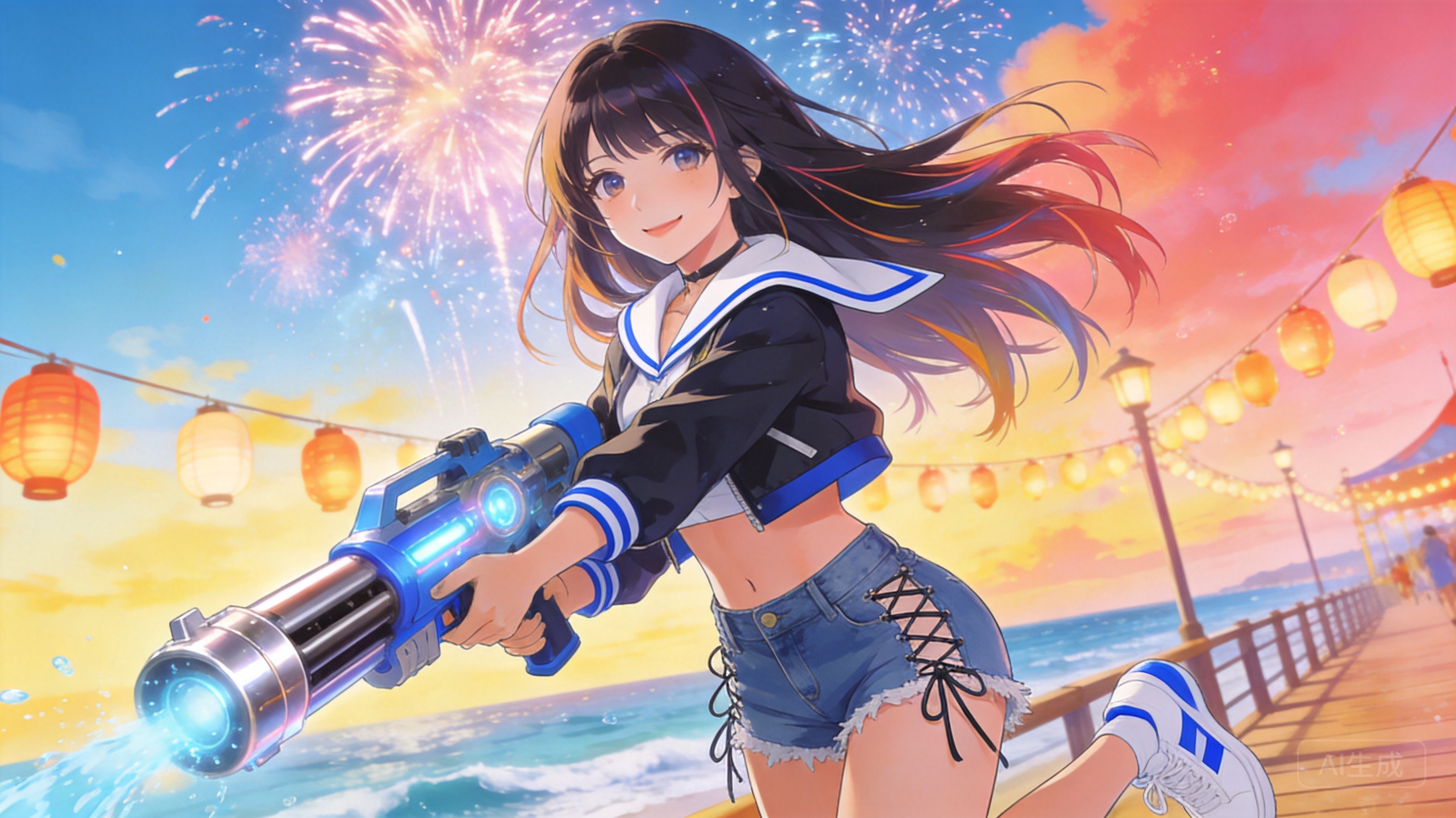 Cute but mature adult gacha-game heroine, age 20, ...