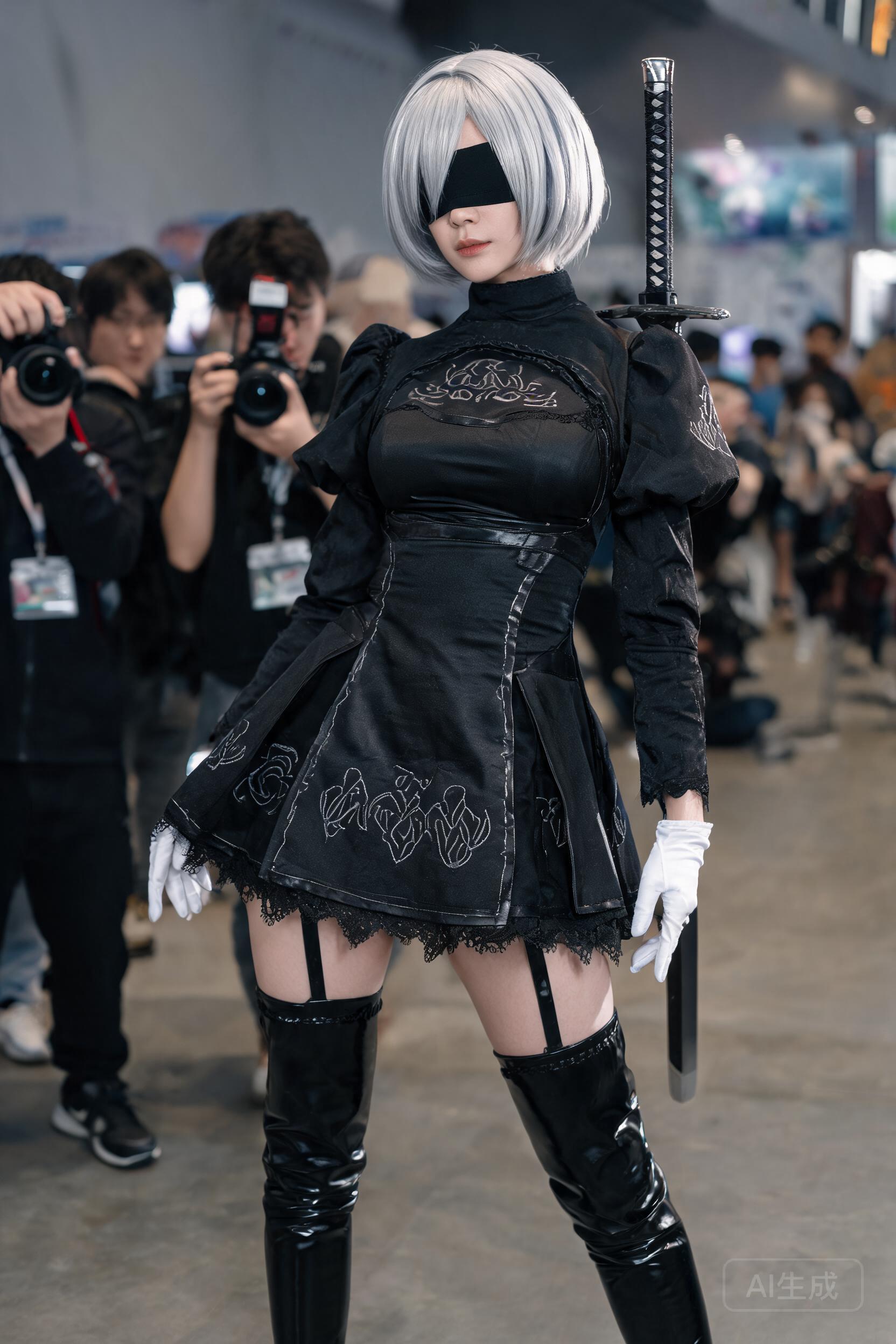 Hyper-realistic professional cosplay photo, adult ...