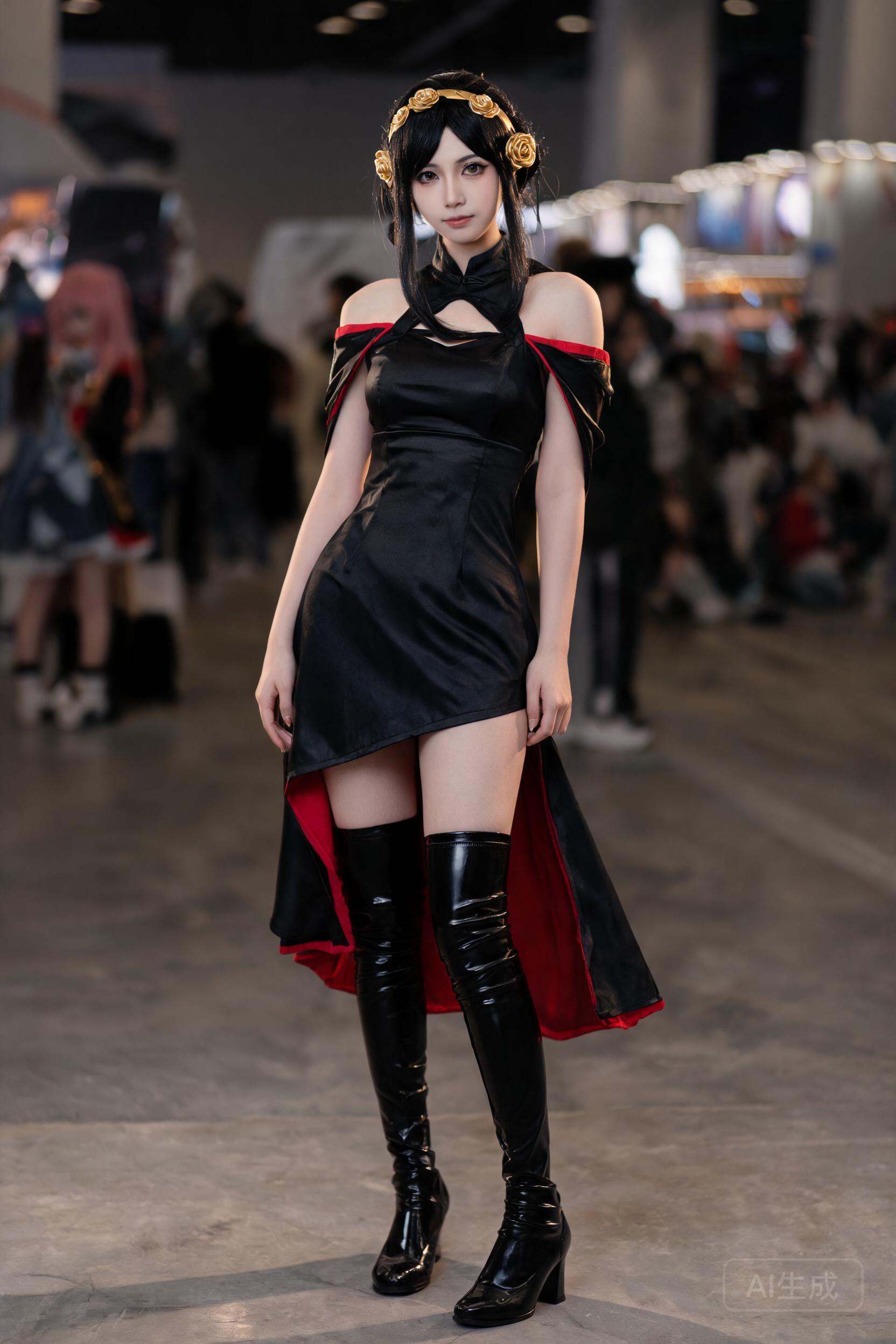 Ultra-realistic professional cosplay photography, ...